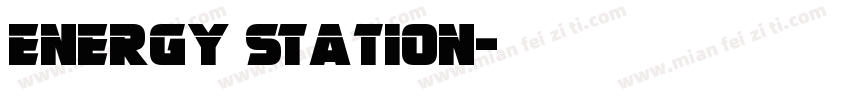 Energy Station字体转换